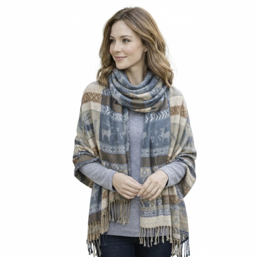 100% Pashmina Shawl Scarf